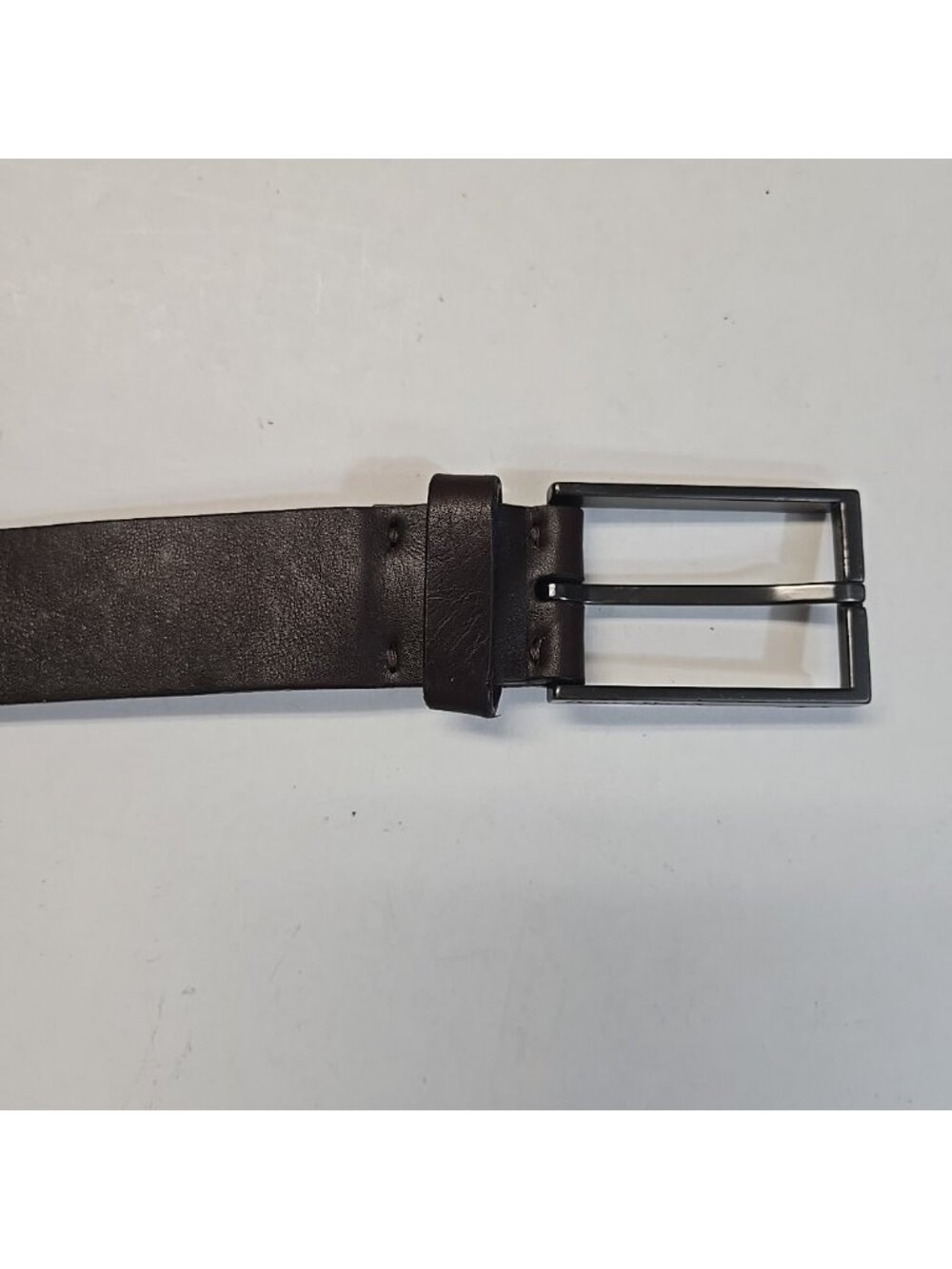 NWT Cole Haan Alquist Leather Belt Mens Size 40 Dark Brown Made in USA